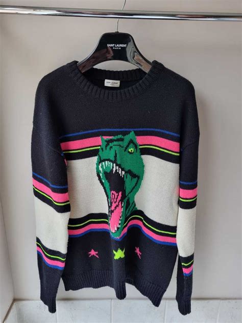 saint laurent dinosaur sweater replica